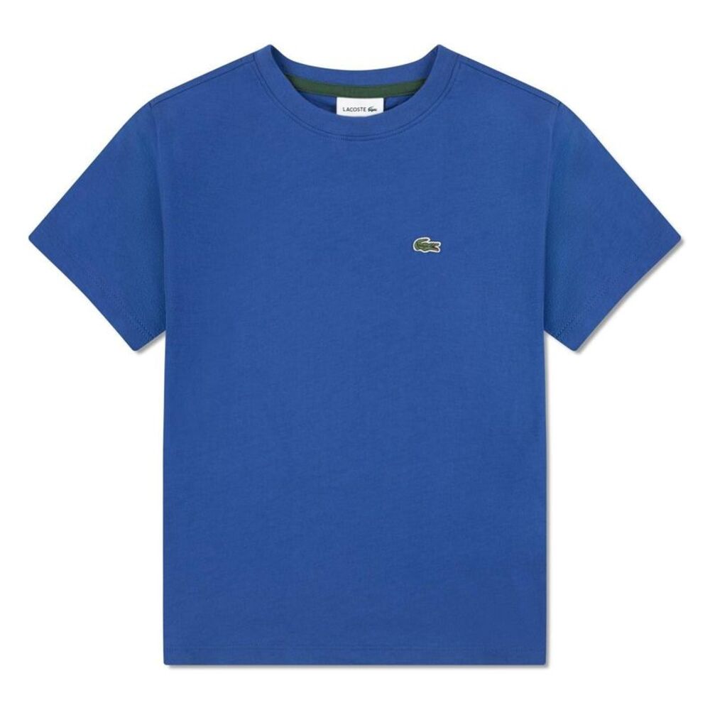 Lacoste Childrens/Kids Basic Embroidered Regular T-Shirt / French Blue